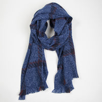 Cameron Wool Blend Windowpane Winter Scarf