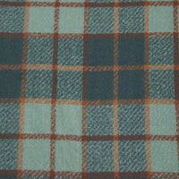 Kylie Windowpane Plaid Fringe Winter Scarf