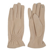 Rikki Fishtail Faux Suede Texting Winter Glove