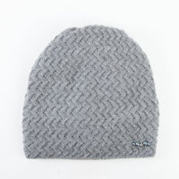 Andi Wool Blend Herringbone Winter Beanie Hat