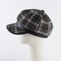 Aura Plaid Fashion Newsboy Hat
