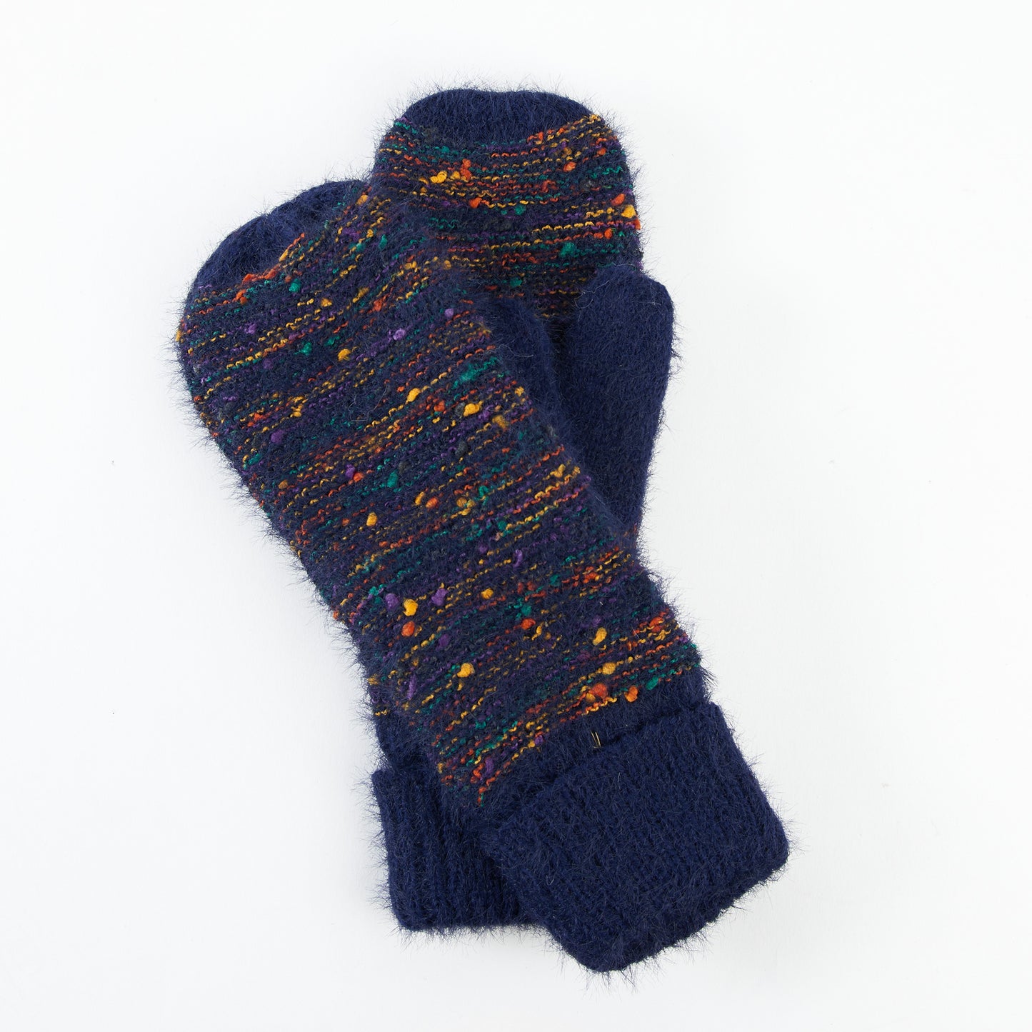 Kirry Knit Flecked Winter Mittens