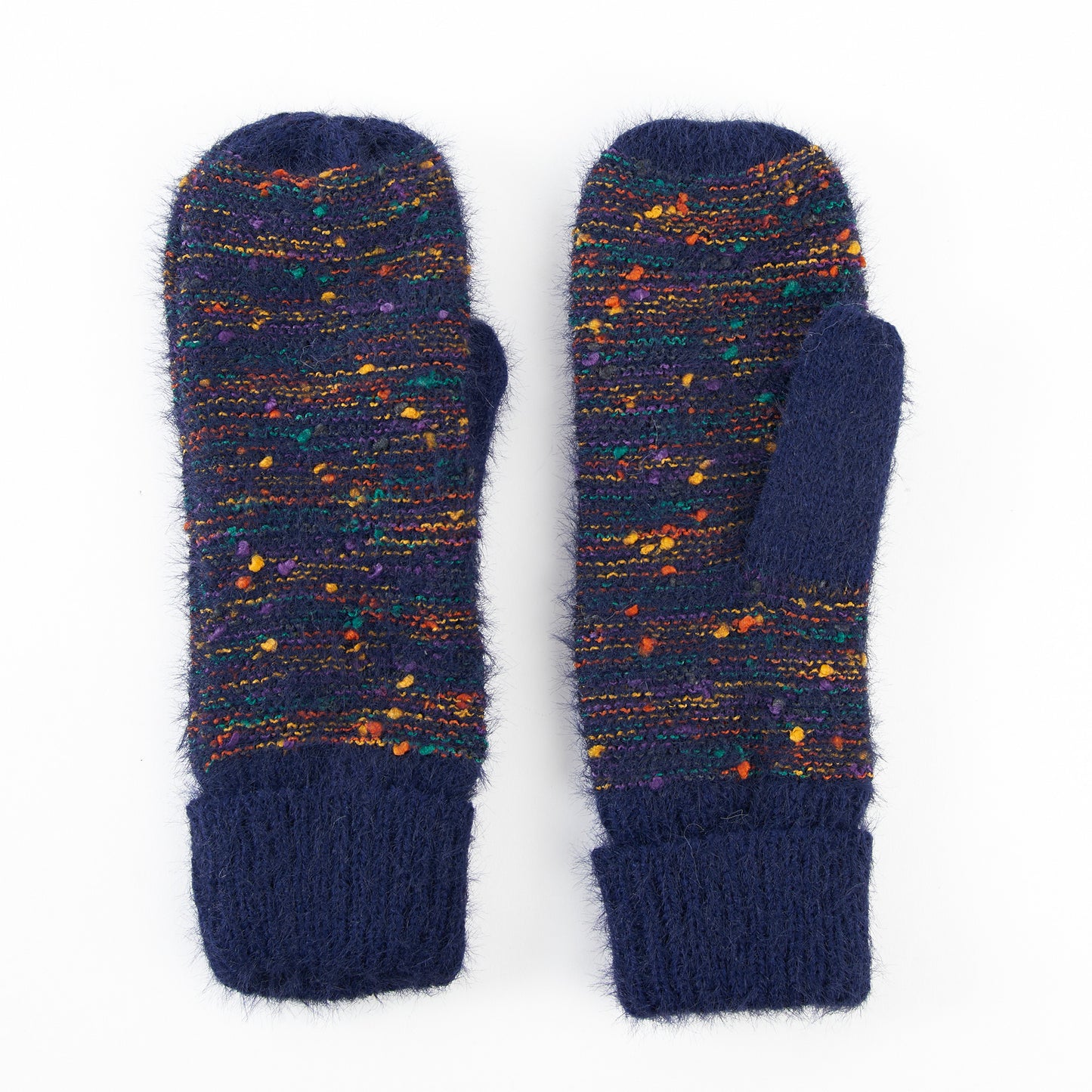 Kirry Knit Flecked Winter Mittens