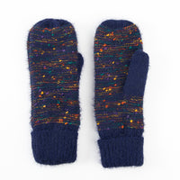 Kirry Knit Flecked Winter Mittens