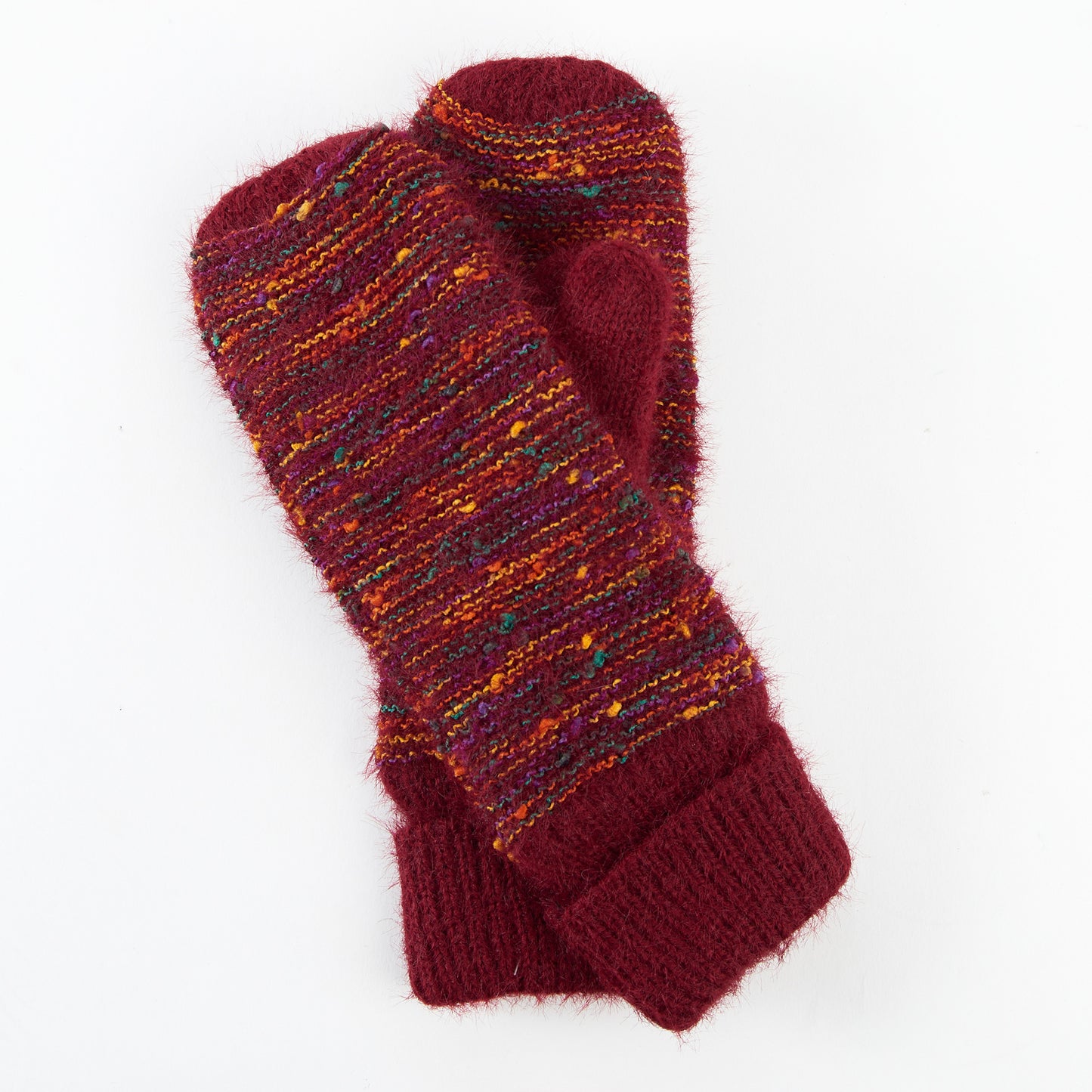 Kirry Knit Flecked Winter Mittens
