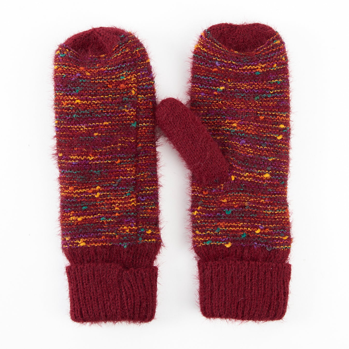 Kirry Knit Flecked Winter Mittens