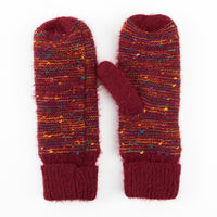 Kirry Knit Flecked Winter Mittens