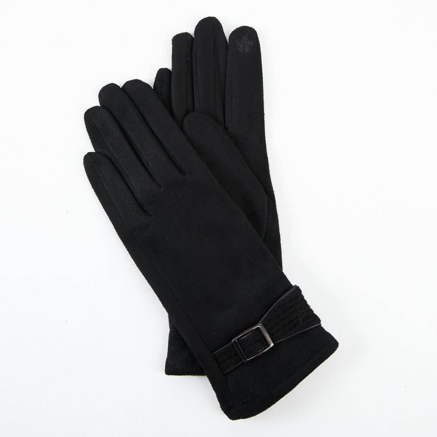 Anna Belted Cuff Texting Winter Gloves