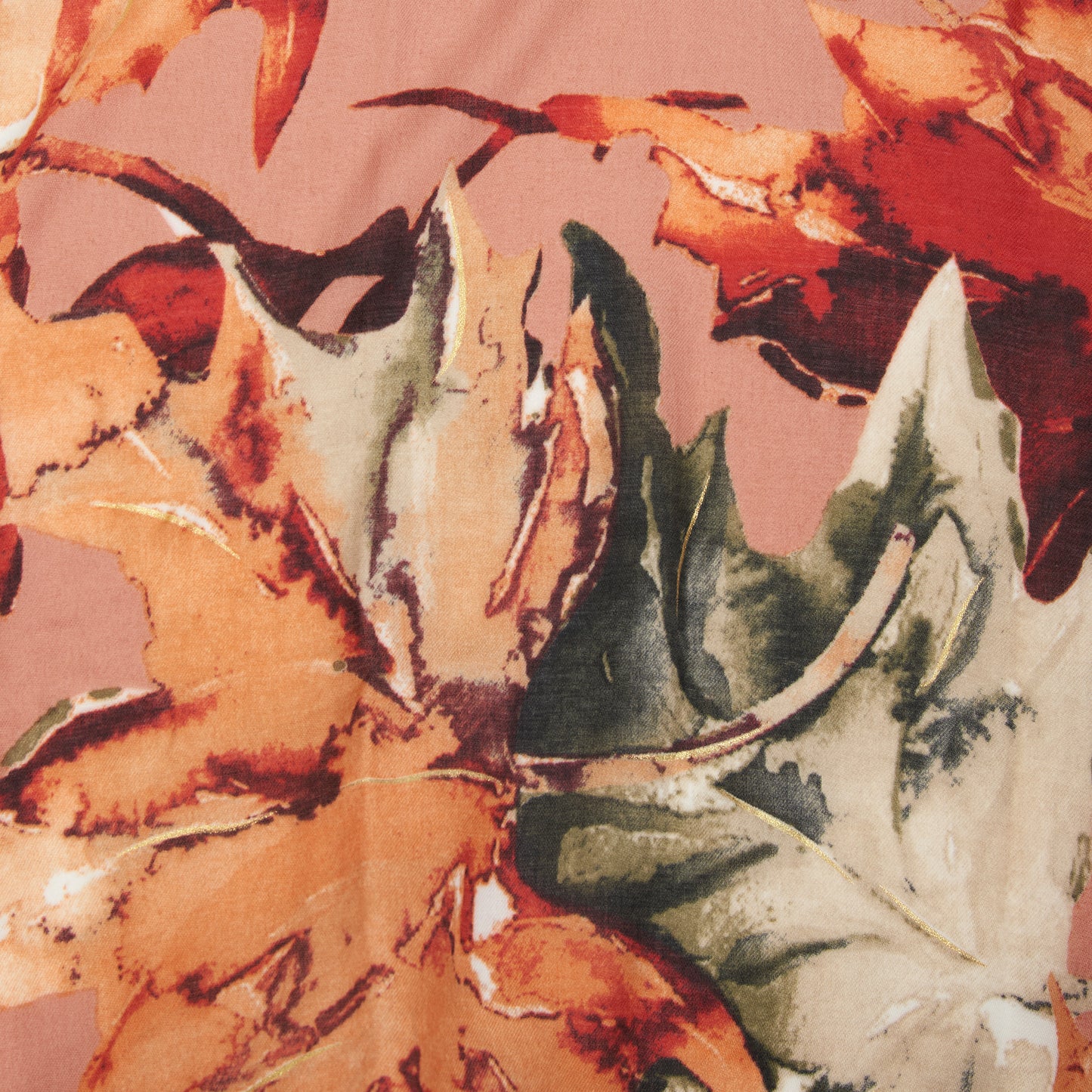 Alana Abstract Illustrated Floral Lightweight Fashion Scarf
