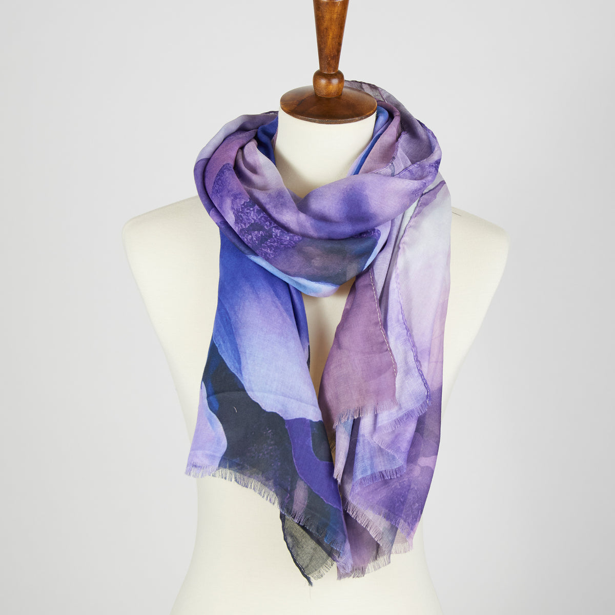 Raelynn Abstract Floral Lightweight Fashion Scarf