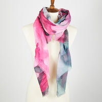 Raelynn Abstract Floral Lightweight Fashion Scarf