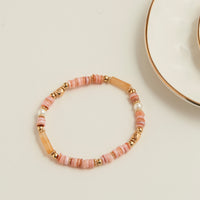 Stretch Bracelet Carys Genuine Stone Beaded 6.5"