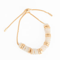 Beaded Bracelet Shayne Adjustable Acrylic Celluloid Bolo