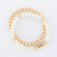 Stretch Bracelet Hollynd 2-Piece Inspirational Message Set