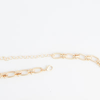 Pendant Necklace Renee Gold 18" Y-Neck with Genuine Pearl