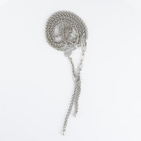 Lariat Necklace Marlowe 15" Chunky Layered Chains