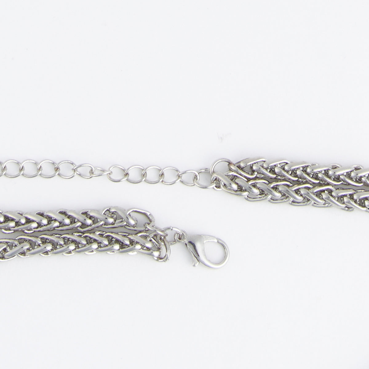 Lariat Necklace Marlowe 15" Chunky Layered Chains