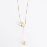 Y-Neck Necklace Rosalyn 16" Slide Bauble Bead