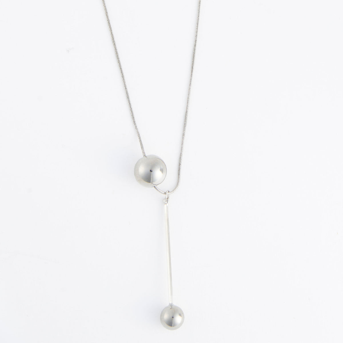 Y-Neck Necklace Rosalyn 16" Slide Bauble Bead