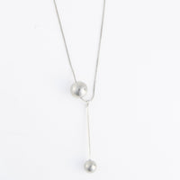 Y-Neck Necklace Rosalyn 16" Slide Bauble Bead