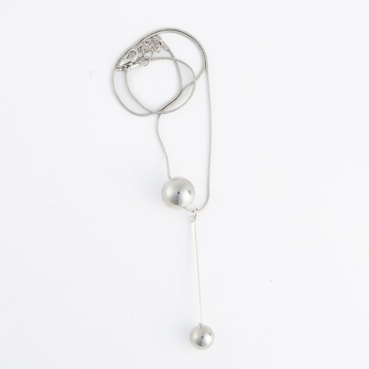 Y-Neck Necklace Rosalyn 16" Slide Bauble Bead