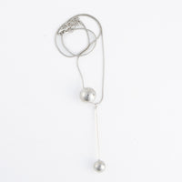 Y-Neck Necklace Rosalyn 16" Slide Bauble Bead