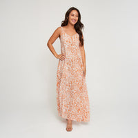 Maxi Dress Sorelle Adjustable Straps with Pockets
