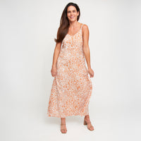 Maxi Dress Sorelle Adjustable Straps with Pockets