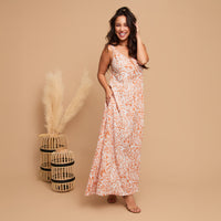Maxi Dress Sorelle Adjustable Straps with Pockets