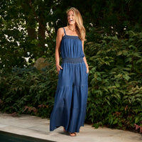 Flare Jumpsuit Sylvie Wide Leg Sleeveless with Pockets