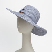 Sun Hat Isabelle Woven Wide Brim Shell Ring