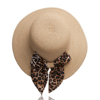 Zaya Boho Ponytail Sun Hat with Bow