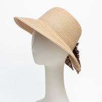 Zaya Boho Ponytail Sun Hat with Bow