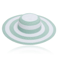Sun Hat Sarai Two Tone Heathered Woven Wide Brim