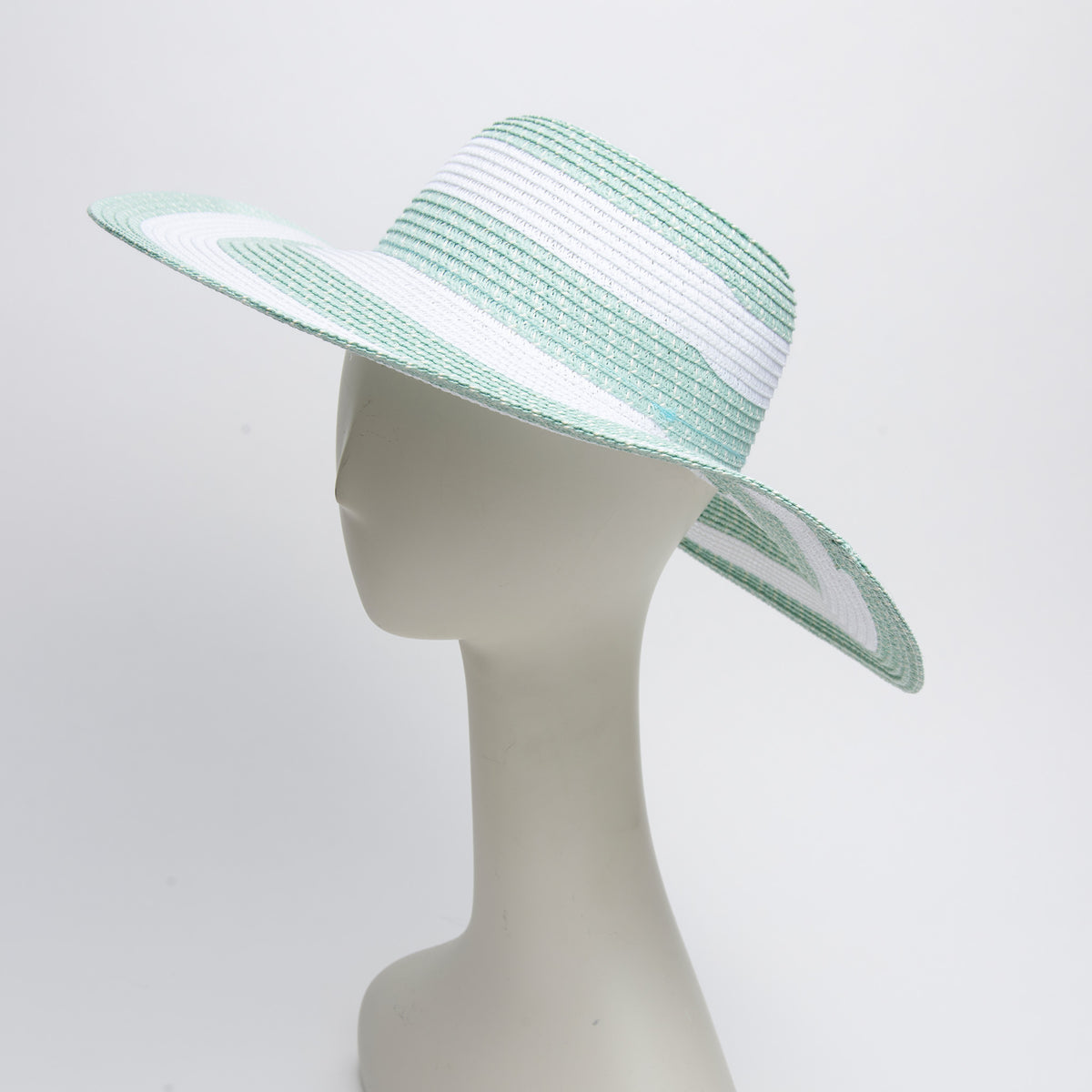 Sun Hat Sarai Two Tone Heathered Woven Wide Brim
