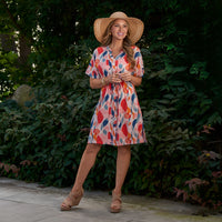 Sun Hat Gaby Woven Scalloped Wide Brim