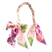 Purse Accessory Talia Braided Scarf Bag Strap with Bow