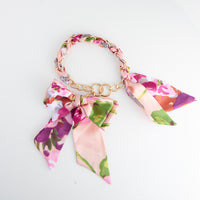 Purse Accessory Talia Braided Scarf Bag Strap with Bow