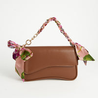 Purse Accessory Talia Braided Scarf Bag Strap with Bow