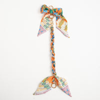 Purse Accessory Talia Braided Scarf Bag Strap with Bow