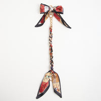 Purse Accessory Talia Braided Scarf Bag Strap with Bow
