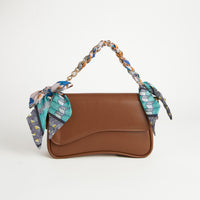 Purse Accessory Talia Braided Scarf Bag Strap with Bow