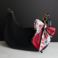 Purse Accessory Talia Braided Scarf Bag Strap with Bow
