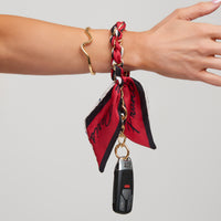 Purse Accessory Talia Braided Scarf Bag Strap with Bow