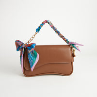 Purse Accessory Talia Braided Scarf Bag Strap with Bow