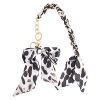 Purse Accessory Talia Braided Scarf Bag Strap with Bow