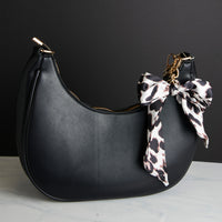 Purse Accessory Talia Braided Scarf Bag Strap with Bow