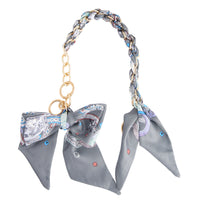 Purse Accessory Talia Braided Scarf Bag Strap with Bow