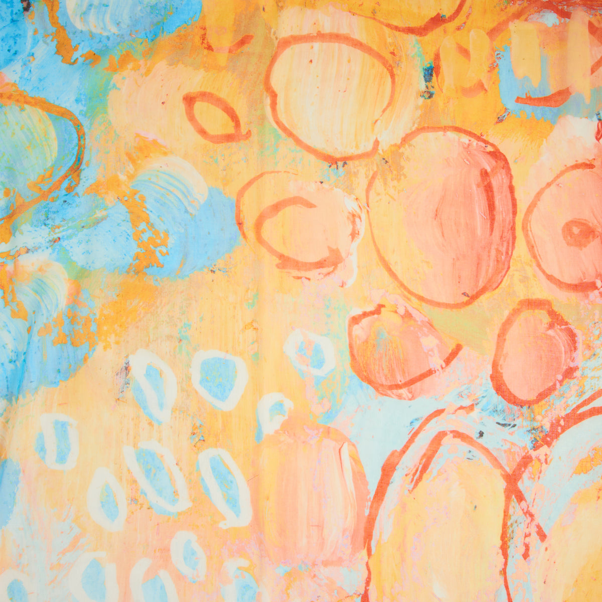 Lightweight Scarf Tilly Summer Fashion Abstract Garden