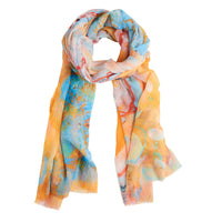 Lightweight Scarf Tilly Summer Fashion Abstract Garden